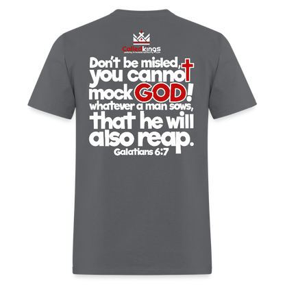 God Will Not Be Mocked - charcoal