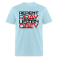 Repent Pray Listen Obey w/Scripture - powder blue