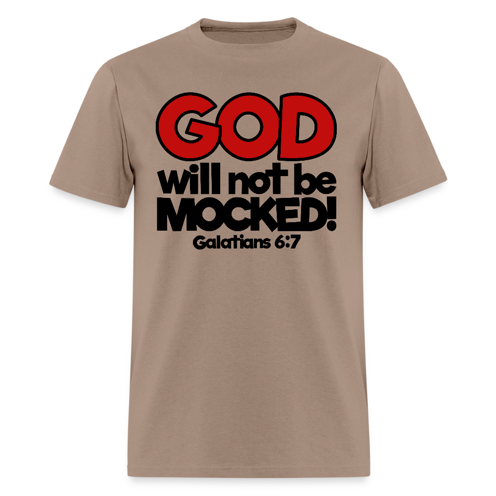 God Will Not Be Mocked - brown savana