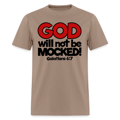 God Will Not Be Mocked - brown savana
