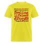 Open Bible Feeling Lifeless Drops - yellow