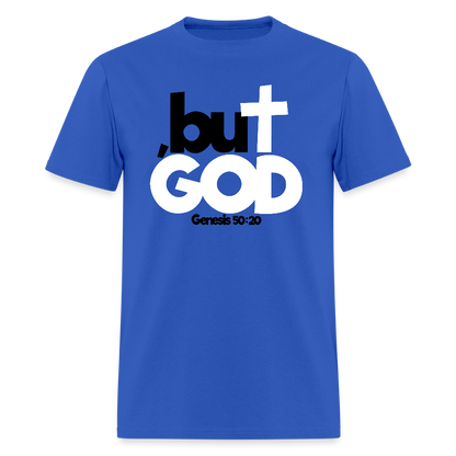 But God - royal blue