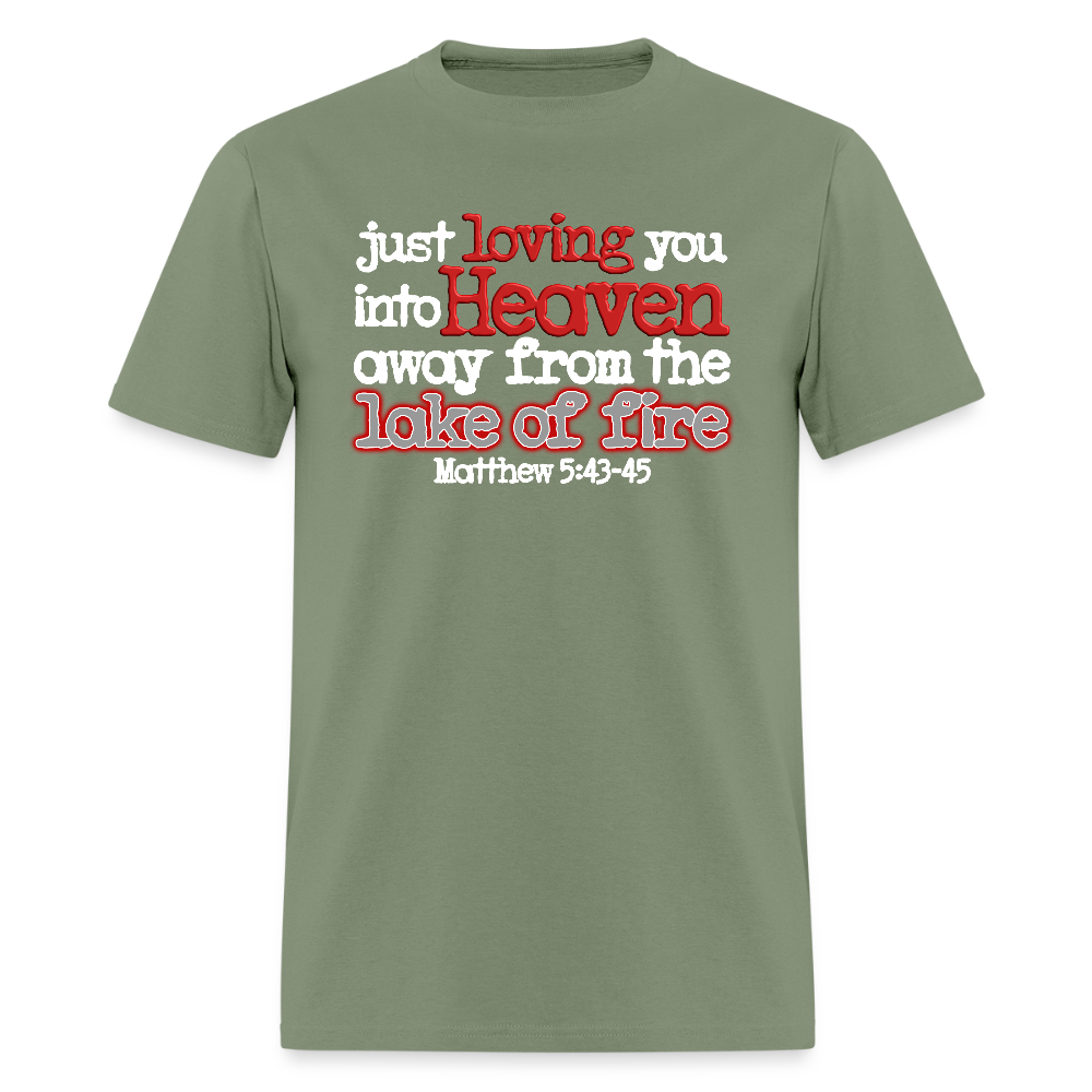 Loving You Into Heaven - military green
