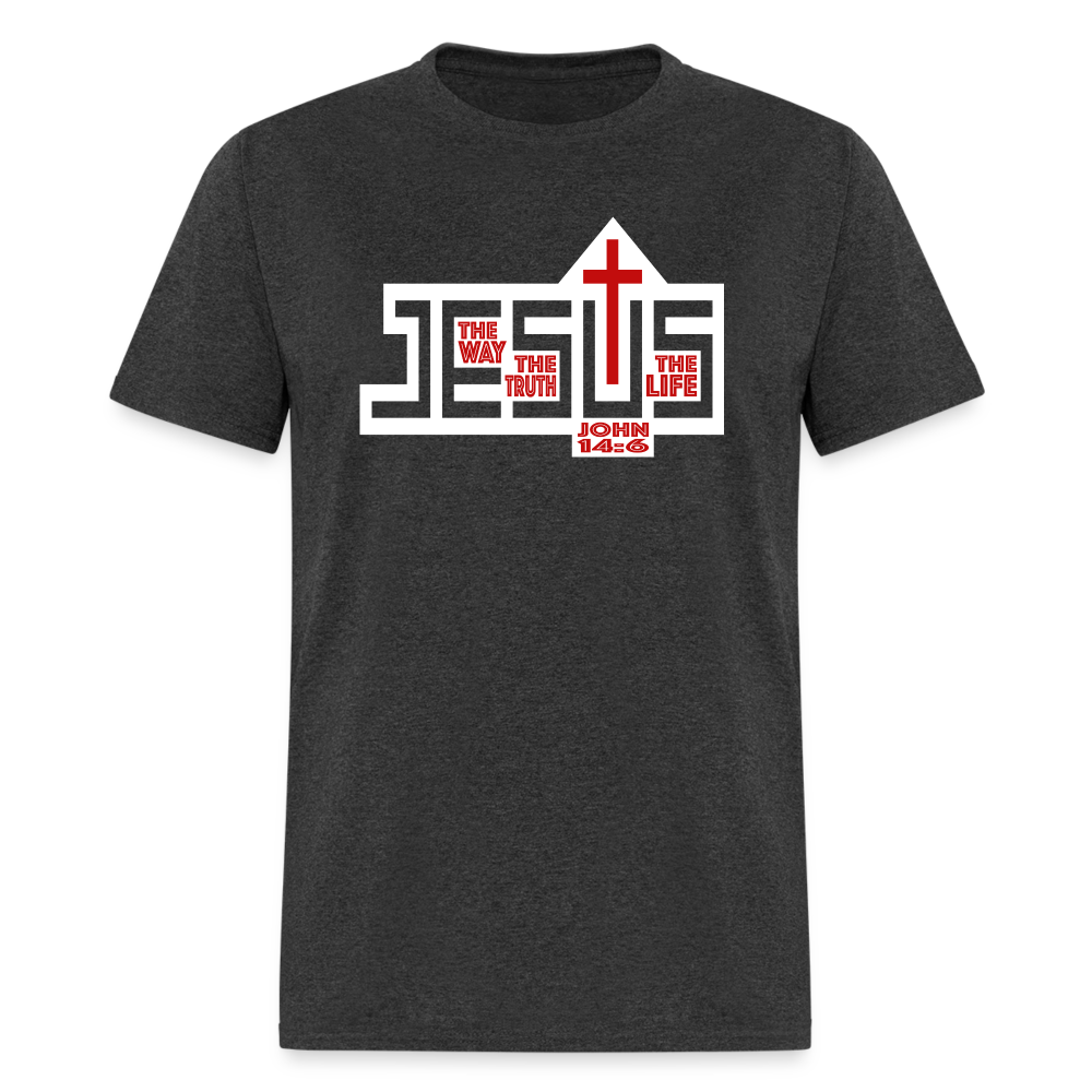 Jesus The Way Truth Life - heather black