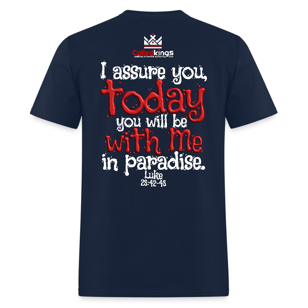 Jesus Remember me - navy