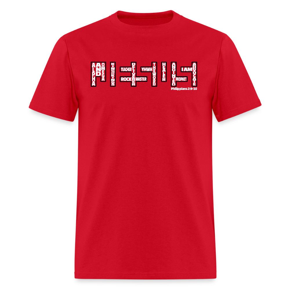 Jesus Name - red