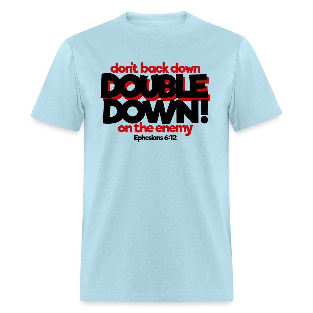 Double Down - powder blue