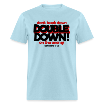 Double Down - powder blue