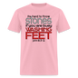 Throwing Stones or Washing Feet - pink