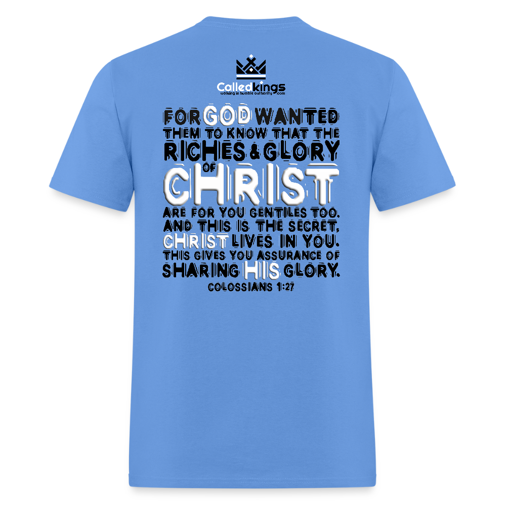 Godma Exixts Loudly In Me - carolina blue