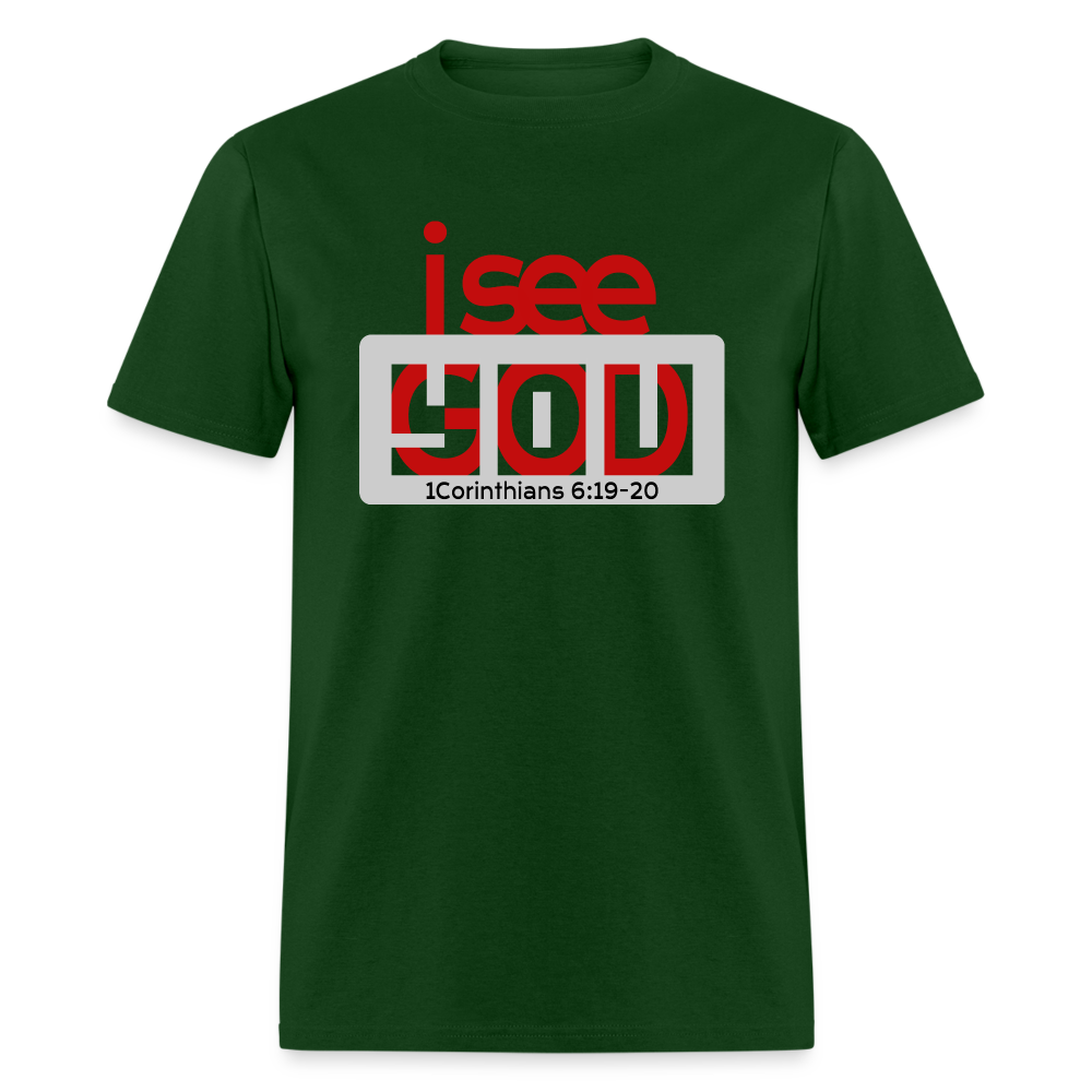 I See God in You - forest green