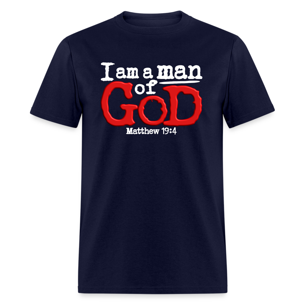 I Am a Man of God - navy