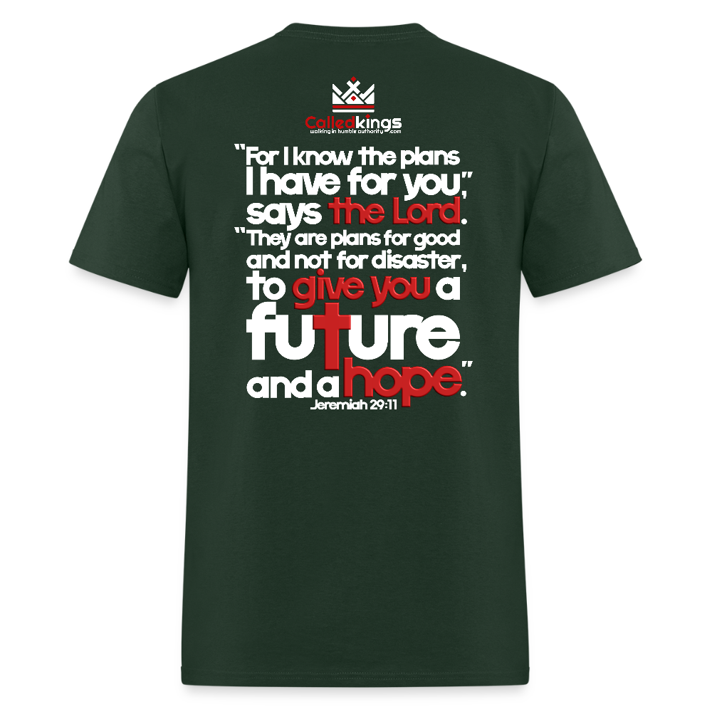 He Knows Expect Victory - forest green