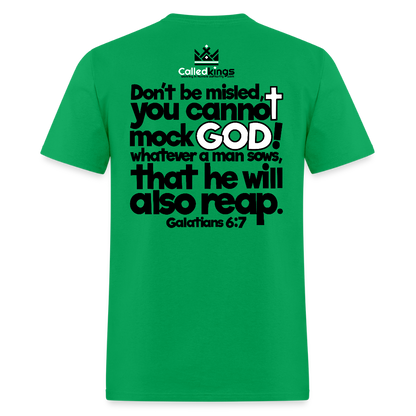 God Will Not Be Mocked - bright green