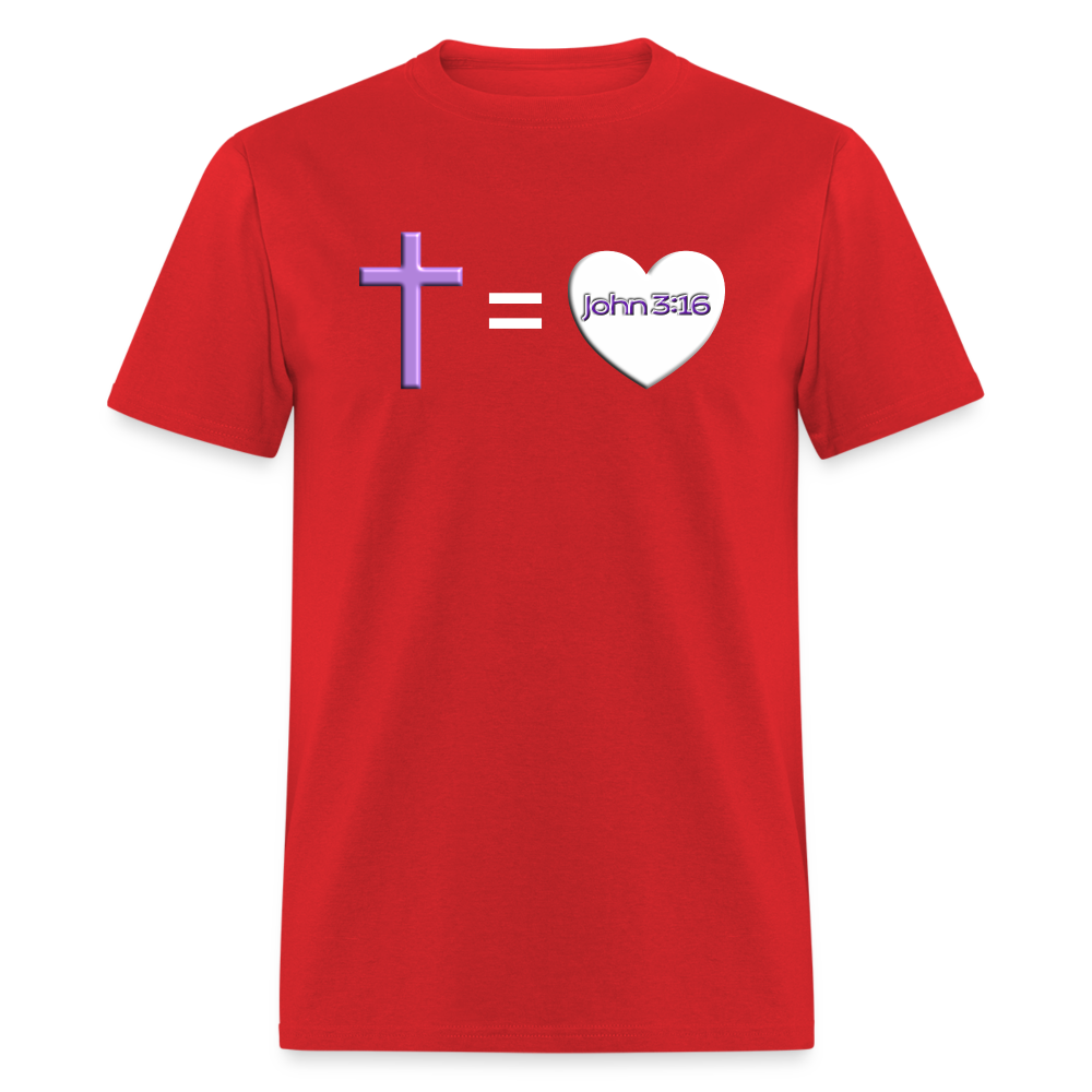 Cross = Love - red