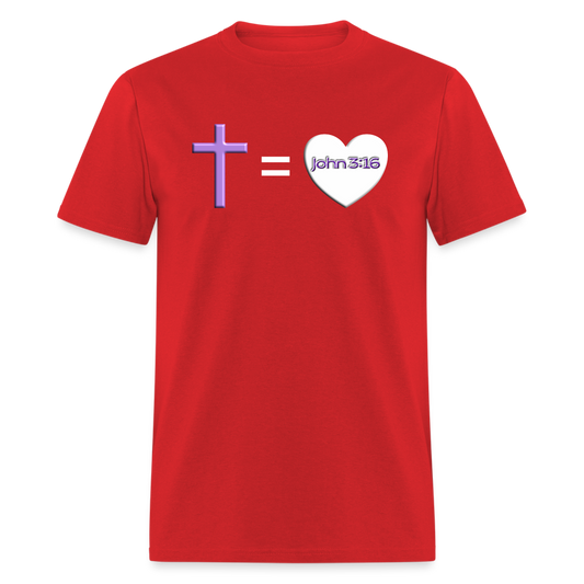 Cross = Love - red