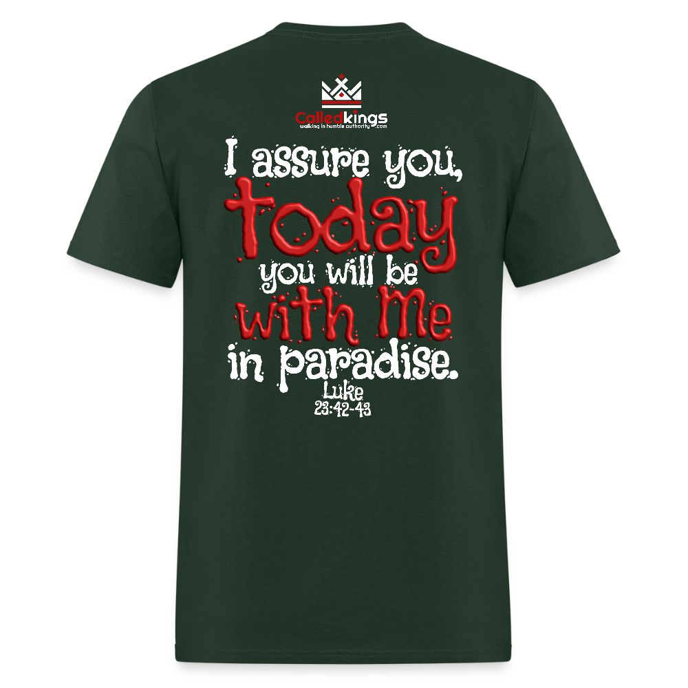 Jesus Remember me - forest green