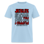 Jesus Flipped - powder blue