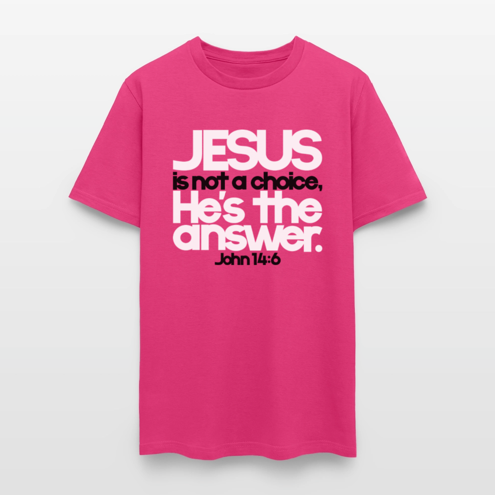 Jesus Is the Answer - fuchsia