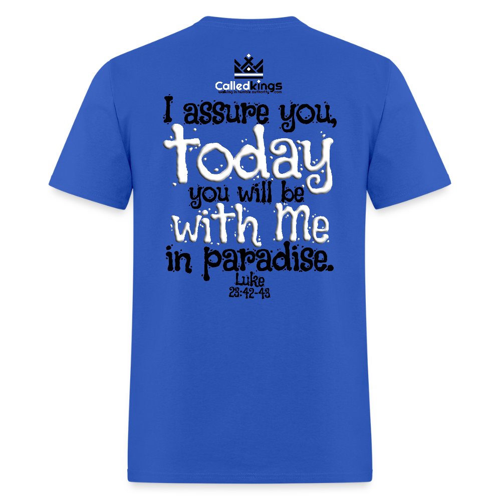 Jesus Remember Me - royal blue