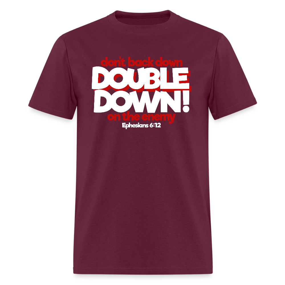 Double Down - burgundy