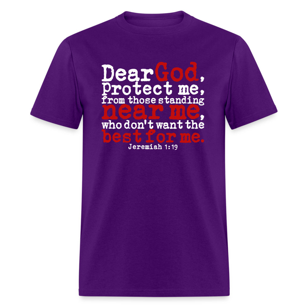Dear God Protect Me - purple