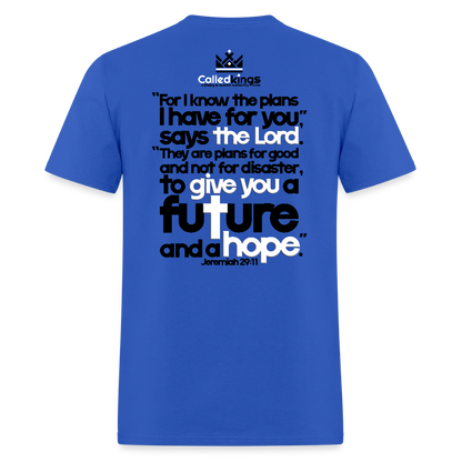 He Knows Expect Victory - royal blue