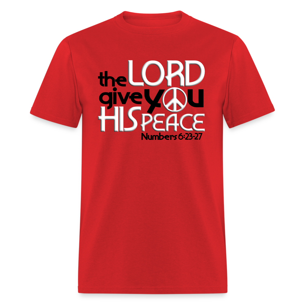 The Lord Give You His Peace - red