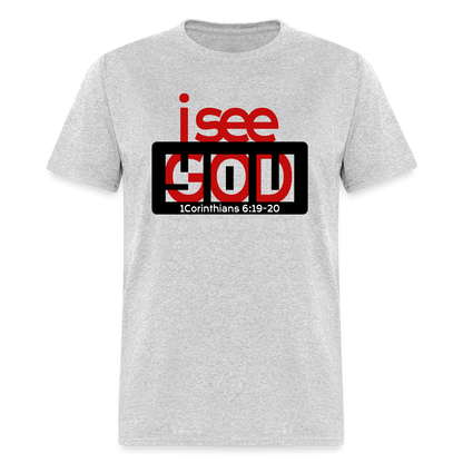 I See God in You - heather gray