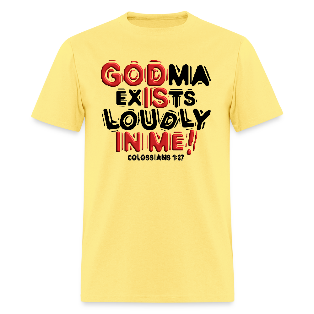 Godma Exists Loudly In Me - cornsilk