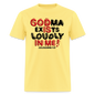 Godma Exists Loudly In Me - cornsilk