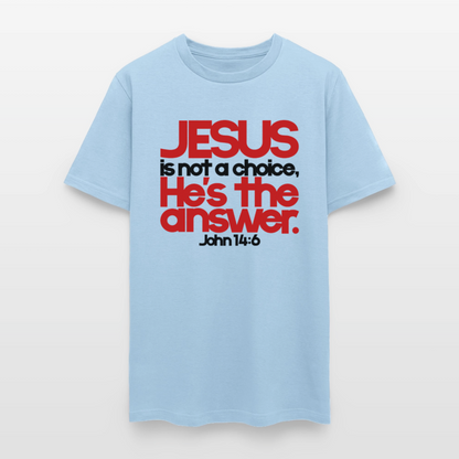 Jesus Is the Answer - powder blue
