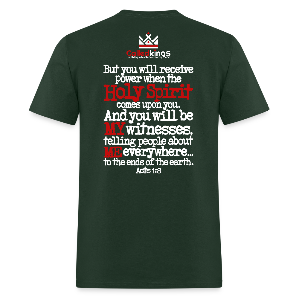 Church His Hands His Feet - forest green