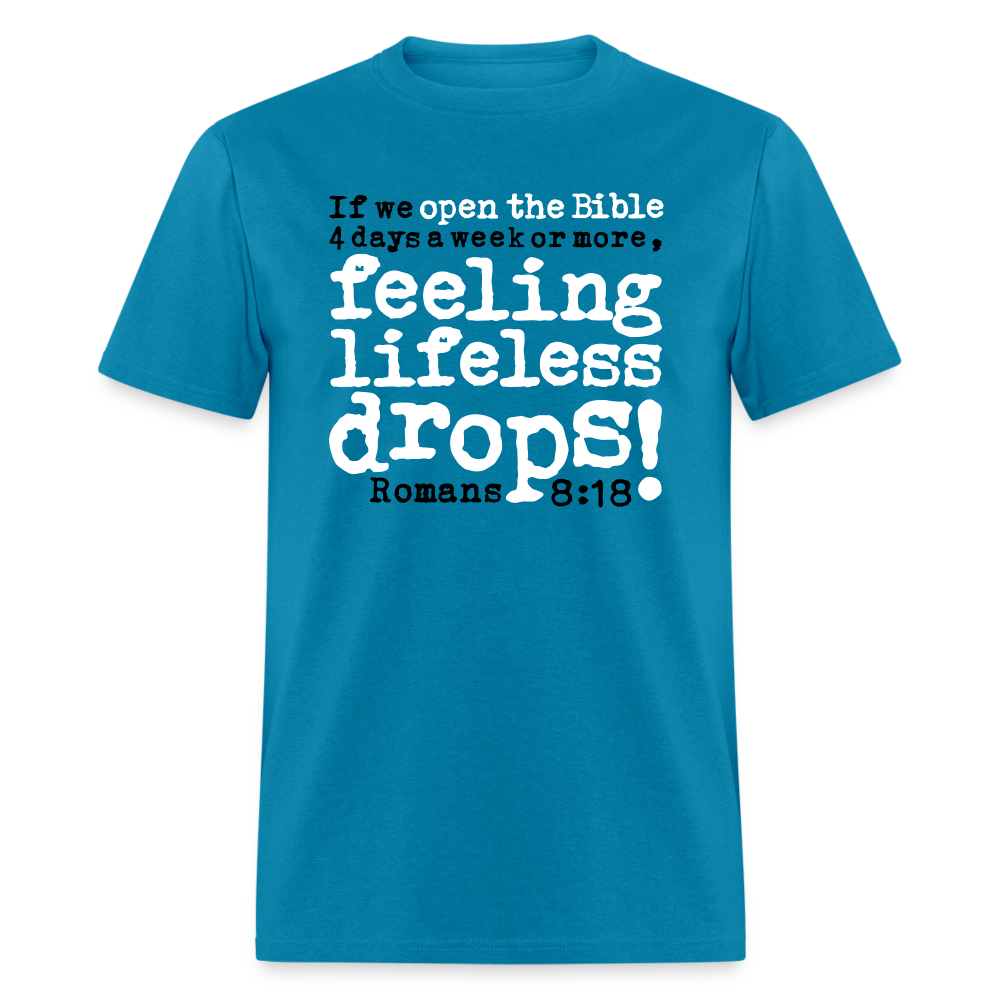 Open Bible Feeling Lifeless Drops - turquoise