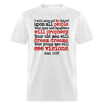 I Will Pour Out My Spirit - light heather gray