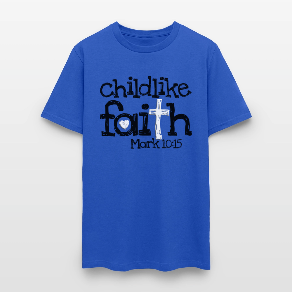 Childlike Faith - royal blue