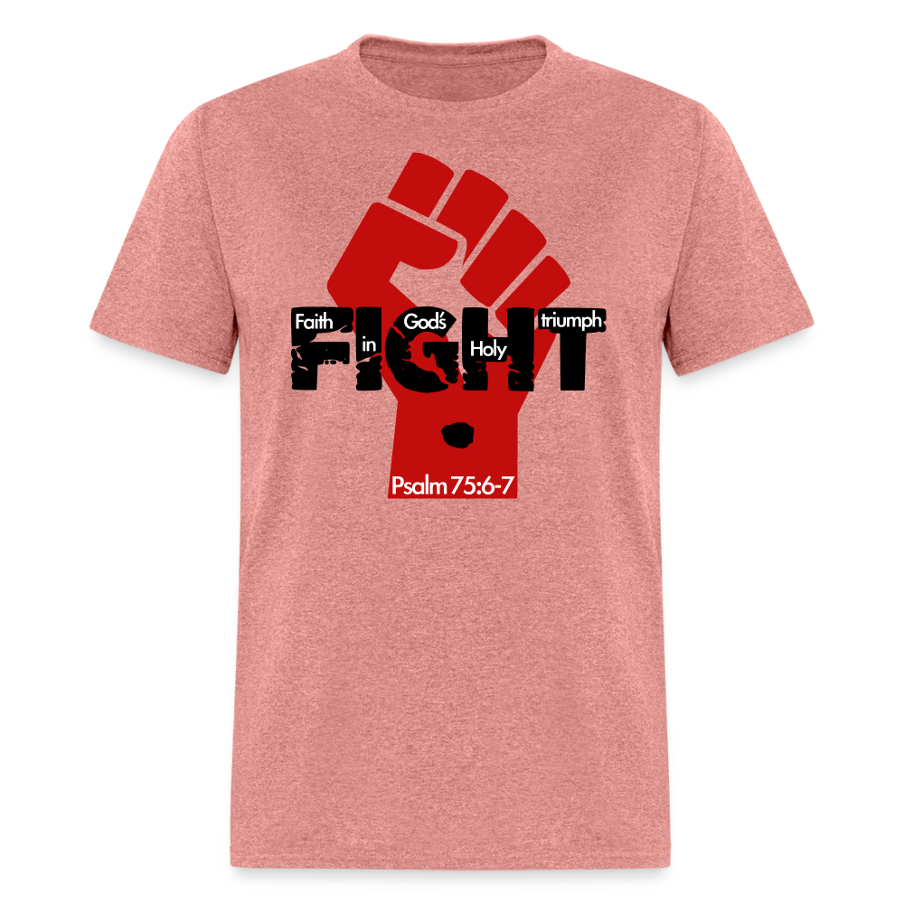 FIGHT with Fist - heather mauve