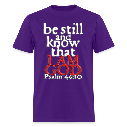 Be Still and Know - purple