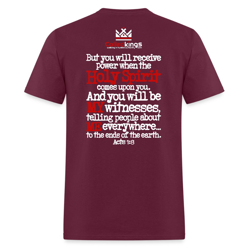 Church His Hands His Feet - burgundy