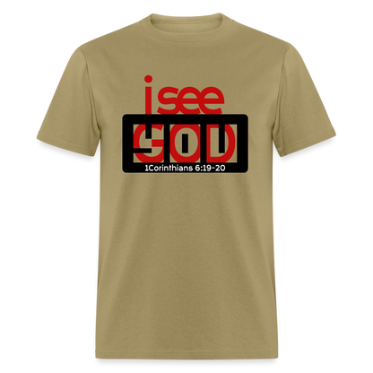I See God in You - khaki