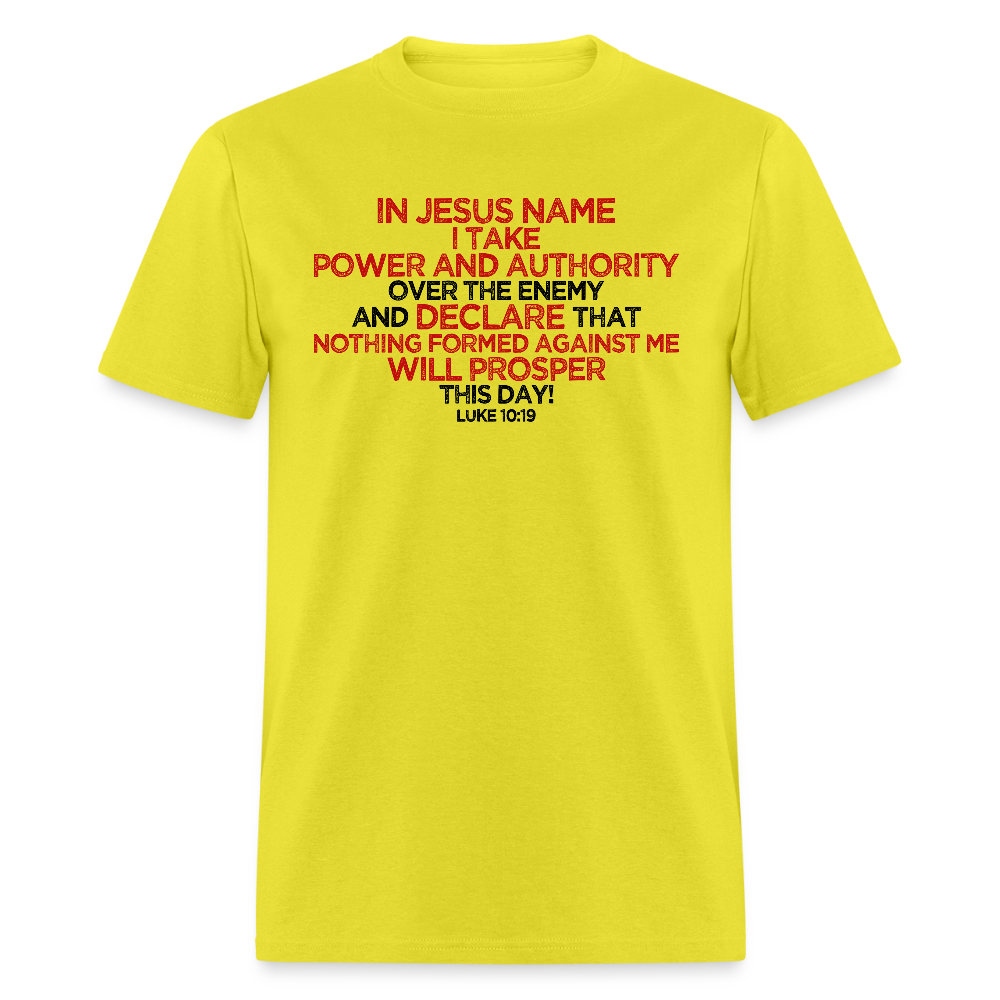 I Take Power & Authority - yellow
