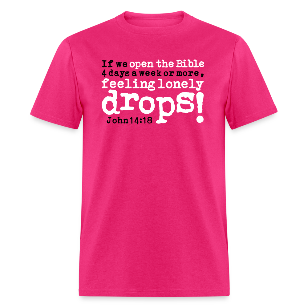 Open Bible Lonely Drops - fuchsia