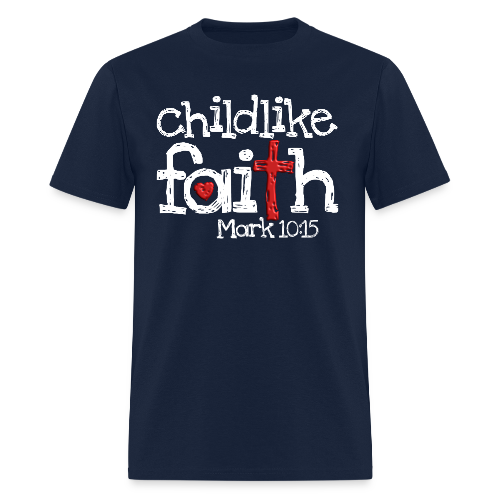 Childlike Faith - navy