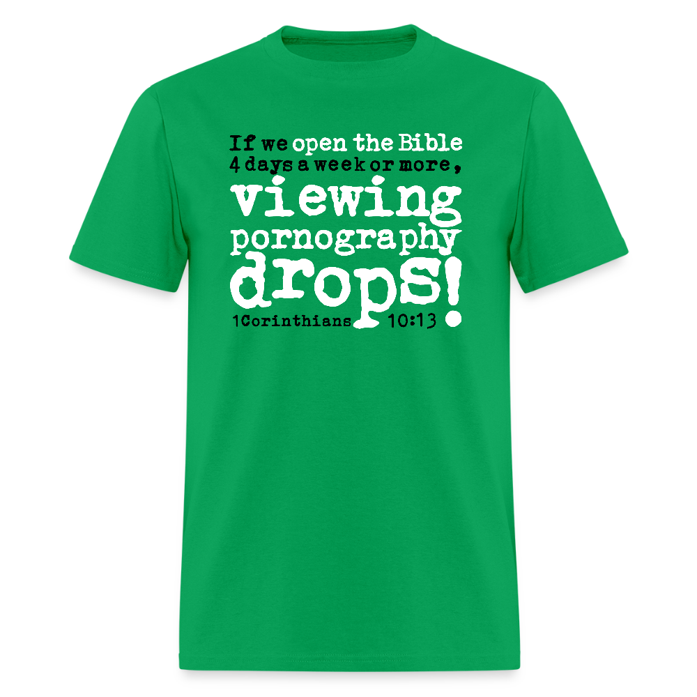 Open Bible Viewing Porn Drops - bright green