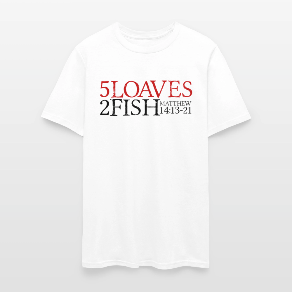 5 Loaves 2 Fish - white