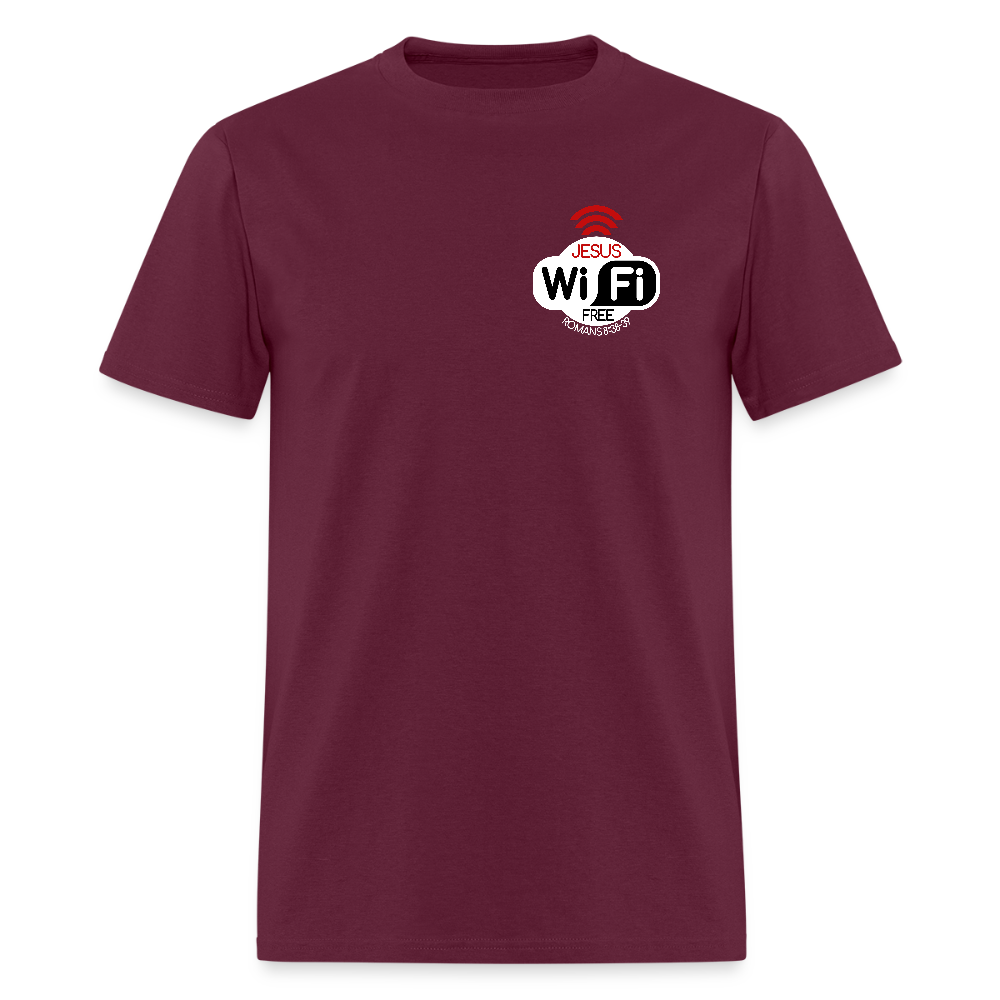Jesus Strong Wireless Connection - burgundy