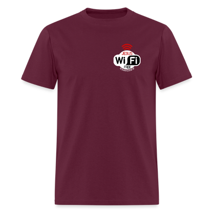 Jesus Strong Wireless Connection - burgundy