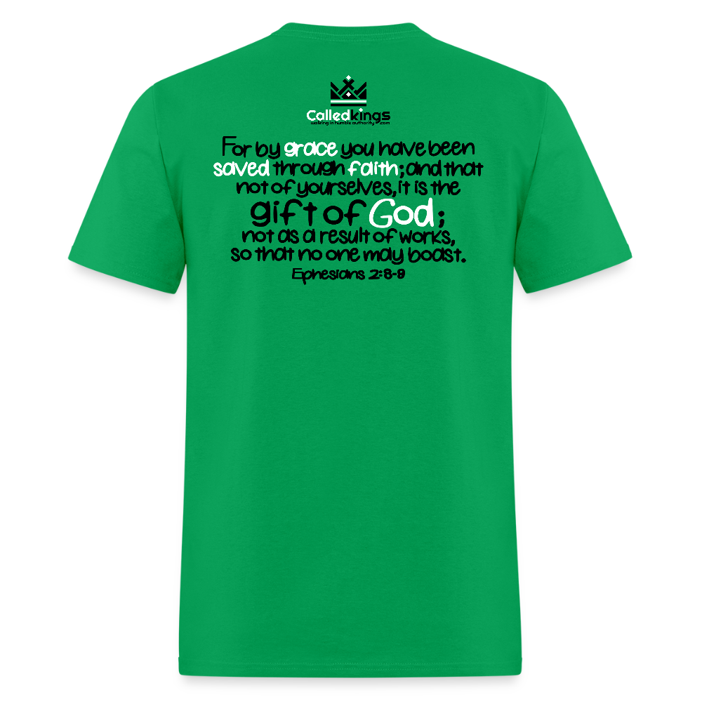 Only Thing We Contribute To Our Salvation - bright green