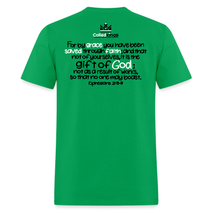 Only Thing We Contribute To Our Salvation - bright green