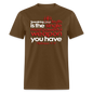His Truth Single Most Powerful Weapon - brown